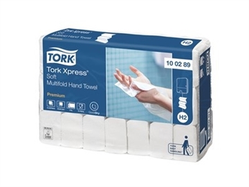Håndklædeark Tork Express Hvid Premium Soft Multifold  Krt/21x150